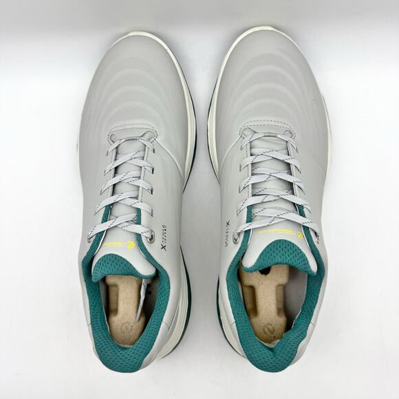 Ecco Mens Gold Lt1 Shoes EU 41 US 7.5 Gray Leather Waterproof EUC main image 11